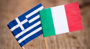 bandera grecia italia