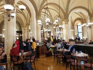 cafetería central en Viena