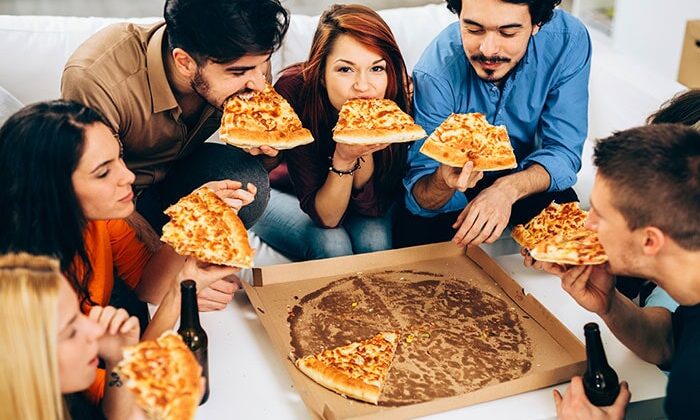 5 razones para pedir pizza a domicilio