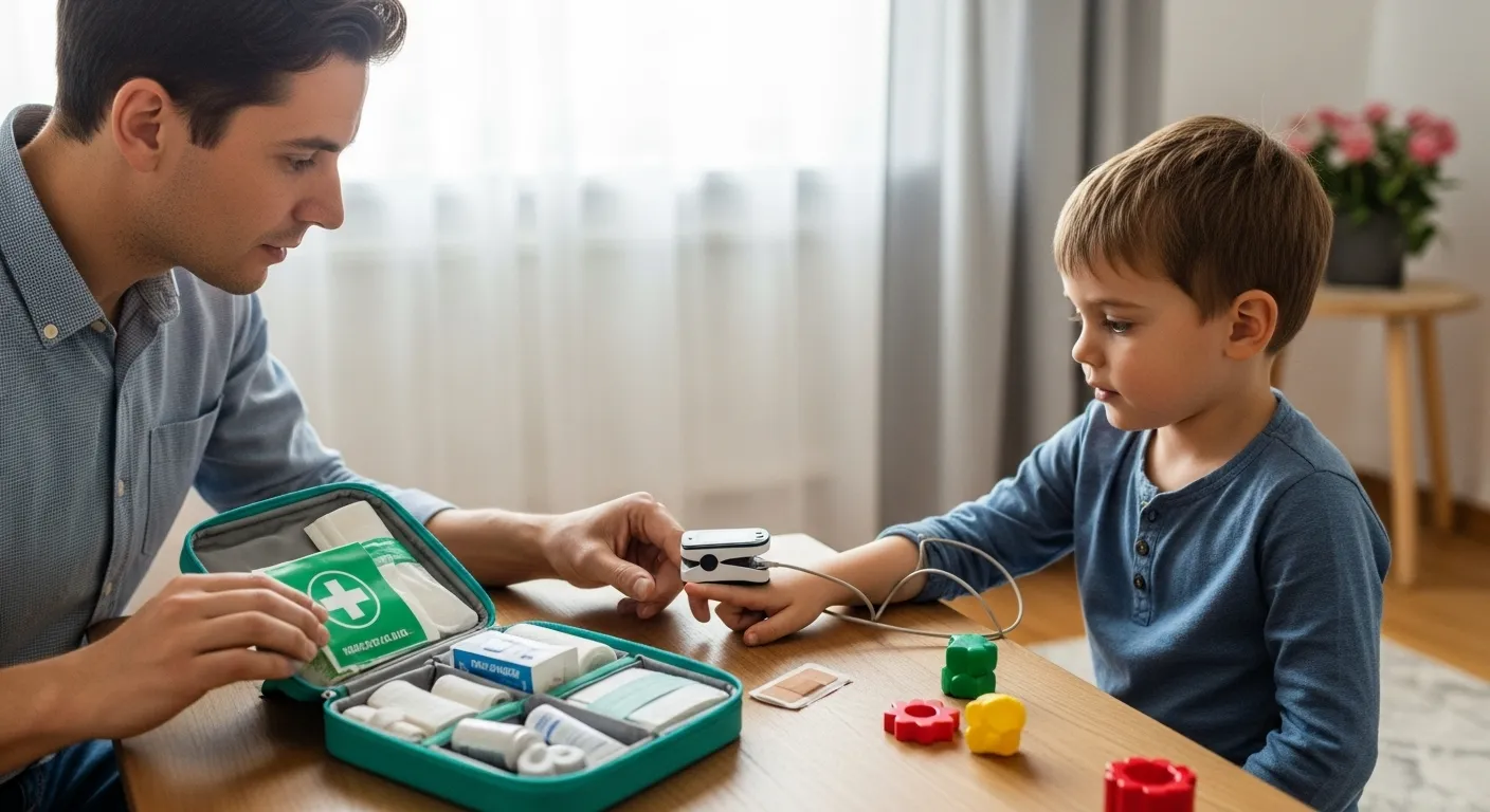 Revisando glucosa en niño